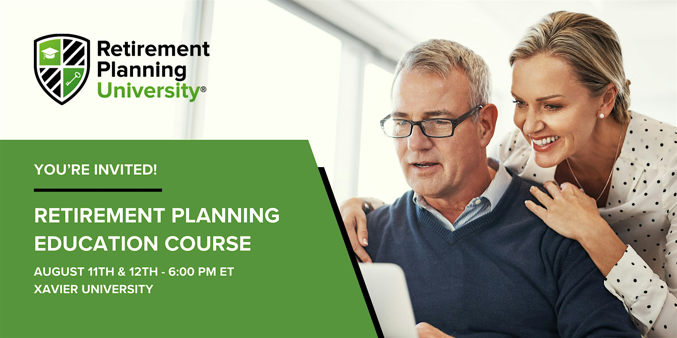 Retirement Planning University - Xavier - August 2026 | Schiff Family Conference Center - Cintas Center