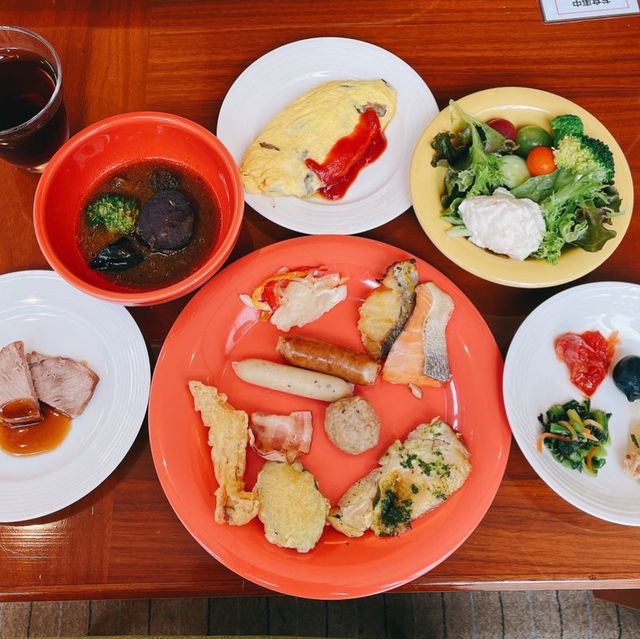朝食ビュッフェが復活してました！