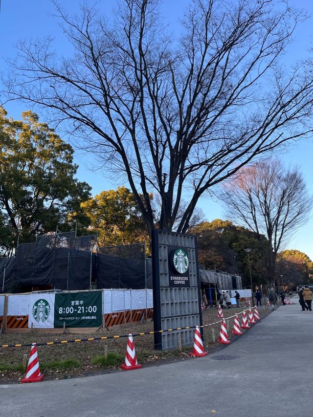 일본에서만 마실 수 있는 진한 말차 라떼, 스타벅스 우에노 공원점 