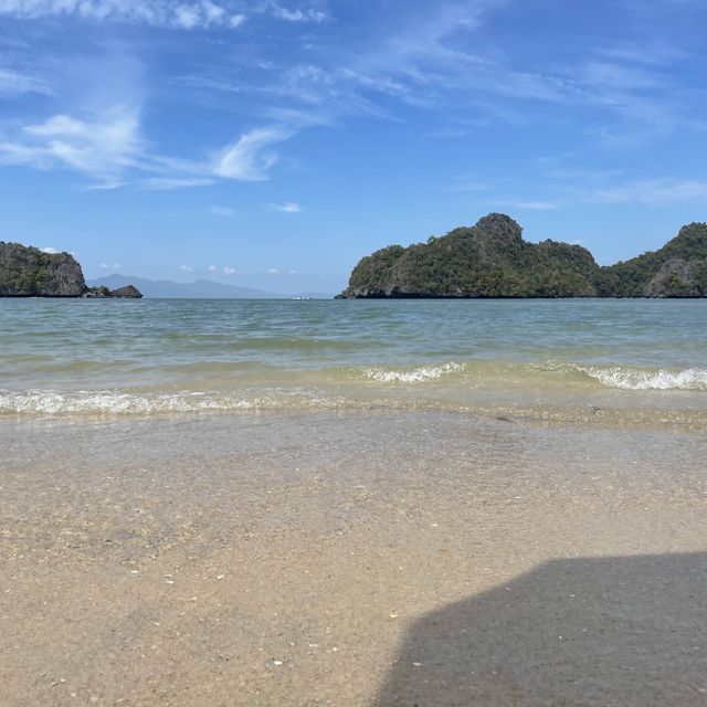 white sand in Langkawi!