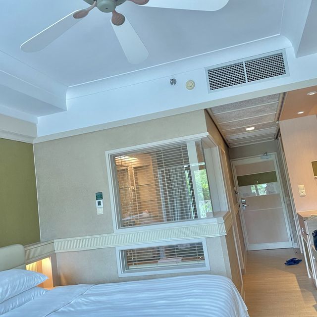 Wonderful Pool view room at Shangrila Sentosa