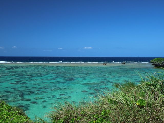 SNSで大人気❗️沖縄県恩納村ザネー浜！