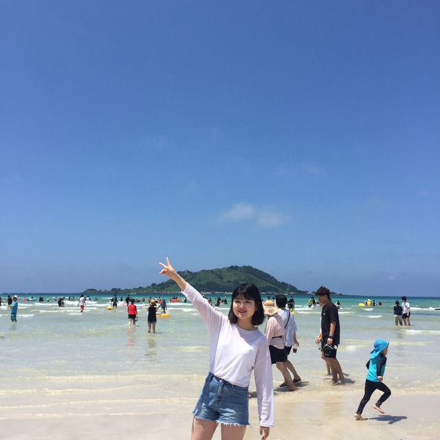 [제주] 에메랄드 빛깔 바다 ‘협재해수욕장’