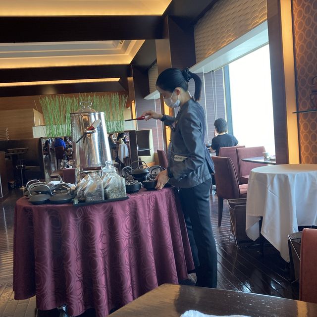 ホテル最上階の絶景で飲茶アフタヌーンティー♡