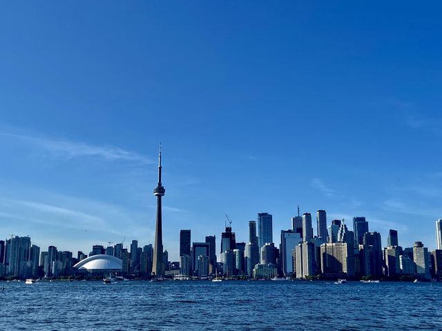 CN Tower view from the Centre Island