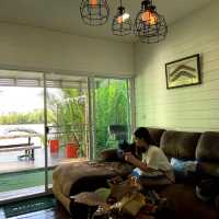 บ้านพักริมน้ำใกล้กรุงเทพ บรรยากาศสุดชิล