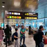 Arrival in Valencia Airport