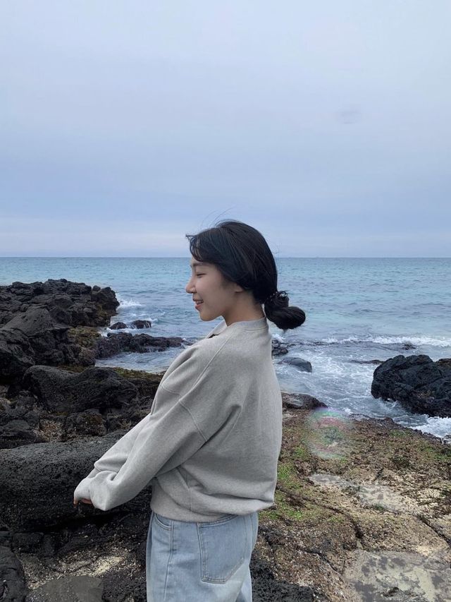 빼꼼! 함덕해수욕장 창꼼바위