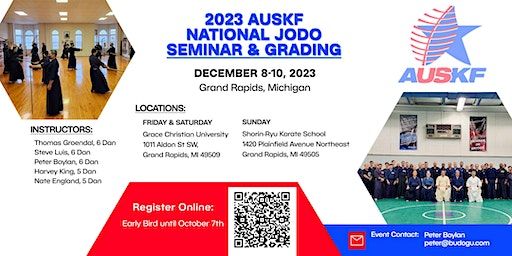 AUSKF 2023 National Jodo Seminar and Grading | Grace Christian University