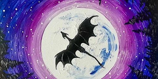 Moonlit Dragon Paint and Sip in Northside Cincinnati | Northside Print Shop