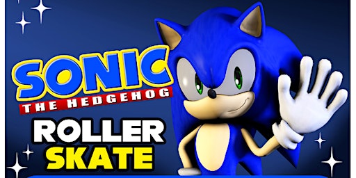 Sonic The Hedge Hog Glow Party Skate | United Skates of America Roller Skating Center