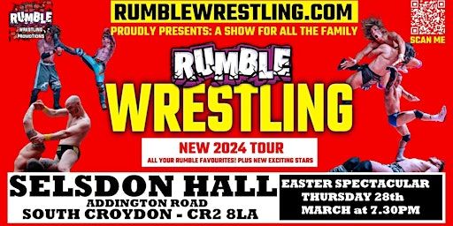 Rumble Wrestling comes to Croydon - KIDS FOR A FIVER - Limited Offer | The Selsdon Hall