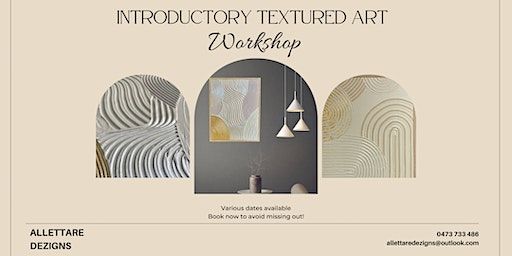 Learn how to make Textured Artworks in Cardiff! | Allettare Dezigns