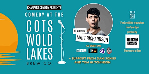 Comedy at the Cotswold Lakes Brew Co - With Headliner Matt Richardson | Cotswold Lakes Brew Co.