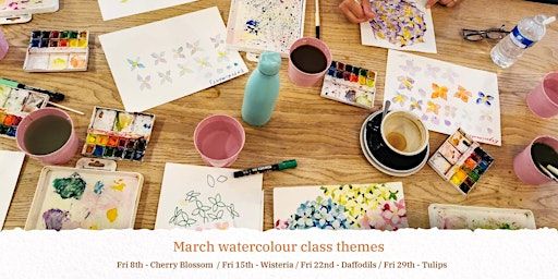 Flower Fridays - Drop in watercolour class | Waterstones