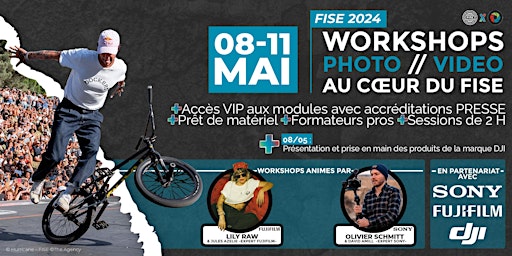 Ateliers Photo//Vidéo au cœur du FISE - 5ème édition | FISE WORLD MONTPELLIER