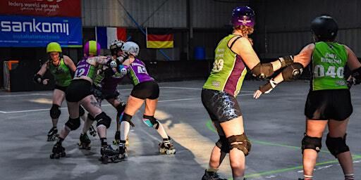 Roller derby in Eindhoven: open training bij Rockcity Rollers | Rolschaatsclub de Lichtstad