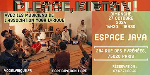 Please, Kirtan! | Espace Jaya