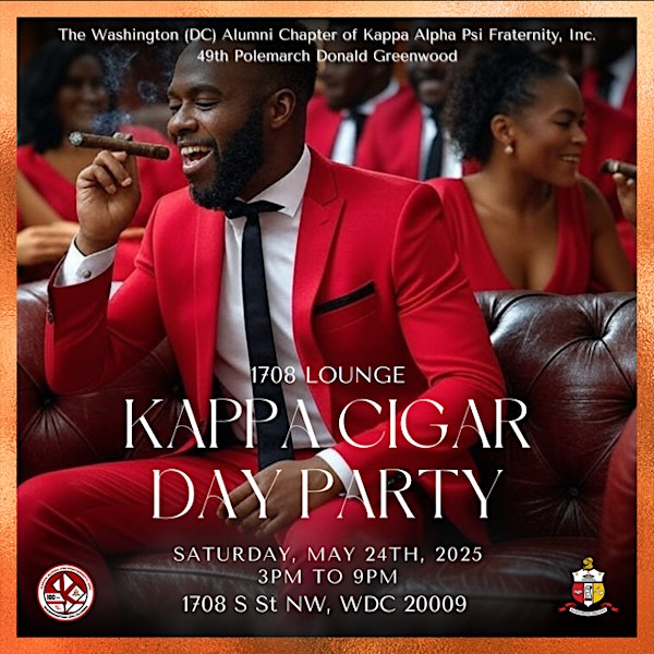 1708 Lounge "Kappa Cigar Day Party" | Historic Kappa House