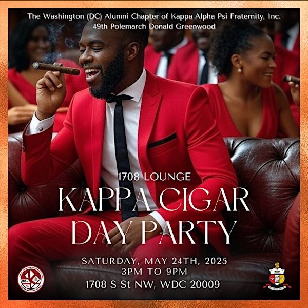 1708 Lounge "Kappa Cigar Day Party" | Historic Kappa House