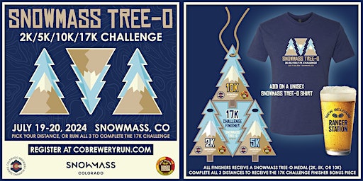 Snowmass Tree-O | 2k + 5k + 10k + 17k Challenge | Snowmass, CO | New Belgium Ranger Station