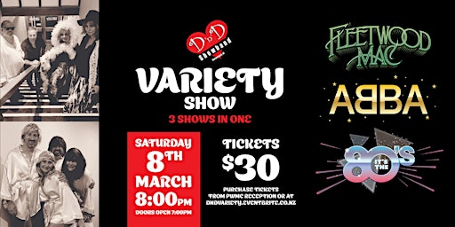 DnD Showband Variety Show | Petone Working Men's Club