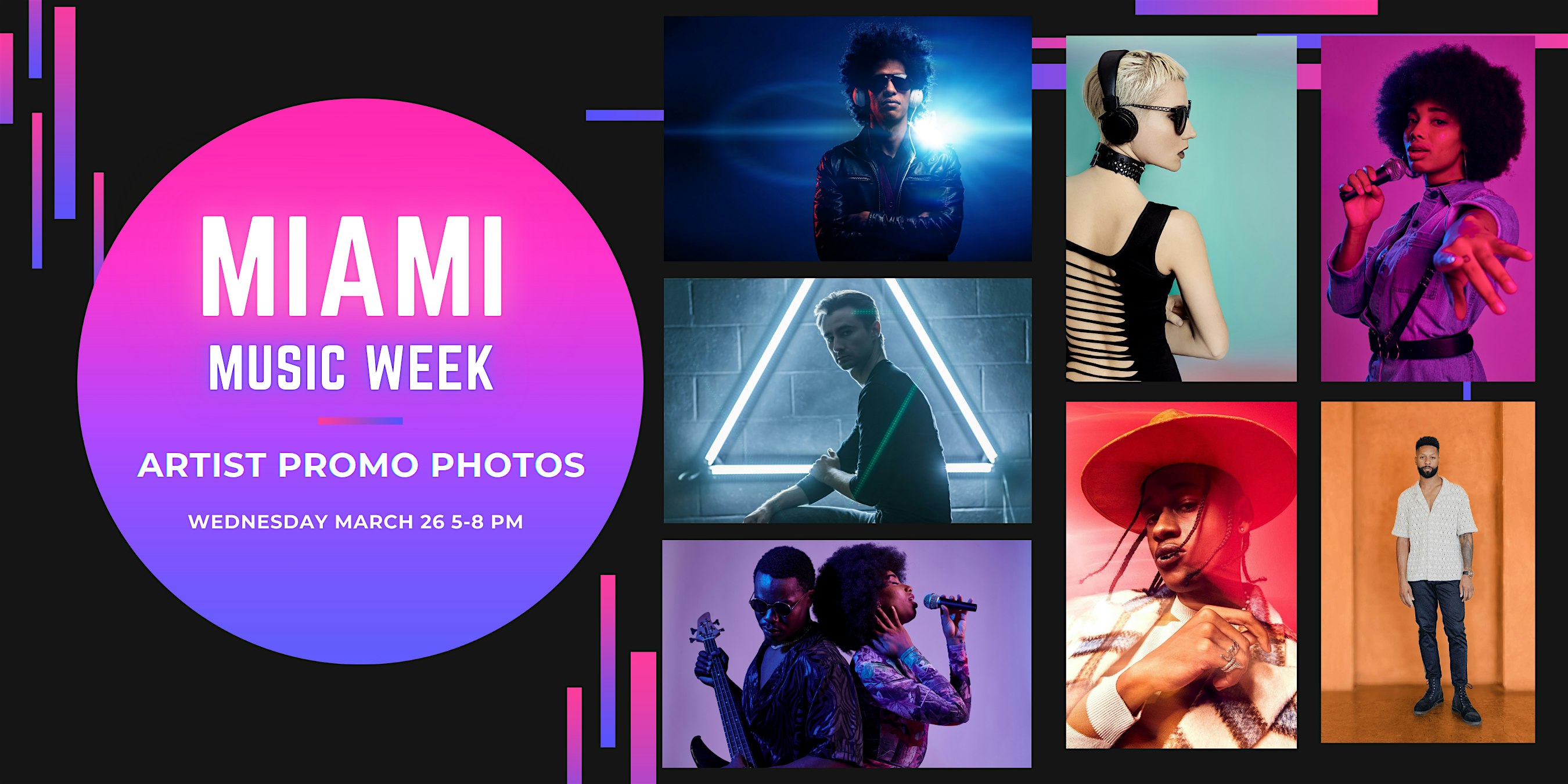Miami Music Week: Artist Promo Photos Pop-up | Eden Roc Miami Beach