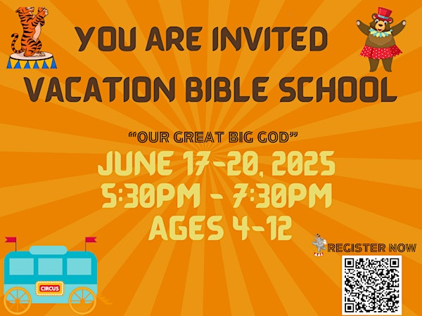 Our Great Big God Vacation Bible School | 2723 Poinsett Hwy