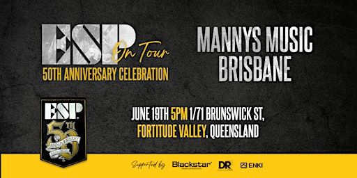 ESP Guitars Celebrates 50 Years @ Mannys Brisbane | Mannys Music