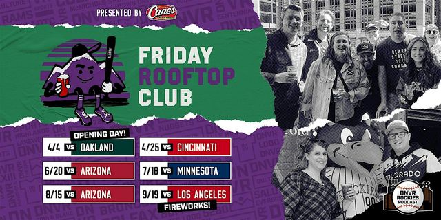 DNVR Rockies Rooftop Friday Club at Coors Field | Coors Field