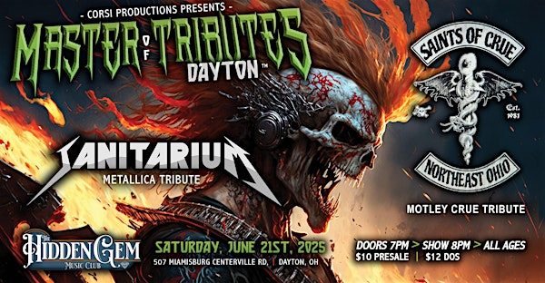 Master of Tributes Dayton | The Hidden Gem Music Club