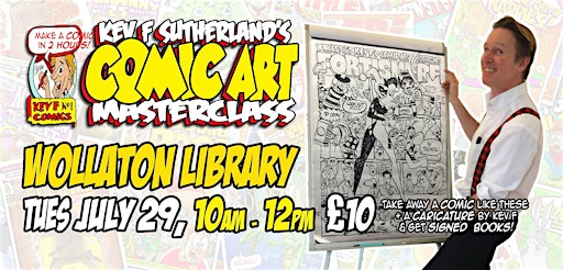 Kev F's Comic Art Masterclass - Wollaton | Wollaton Library