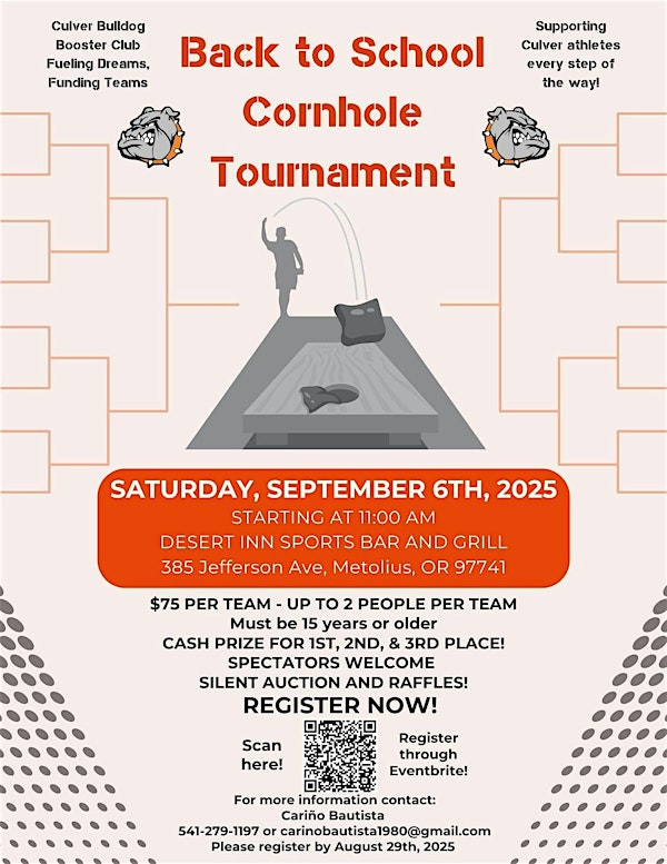 Back to School Cornhole Tournament | Desert Inn Sports Bar and Grill