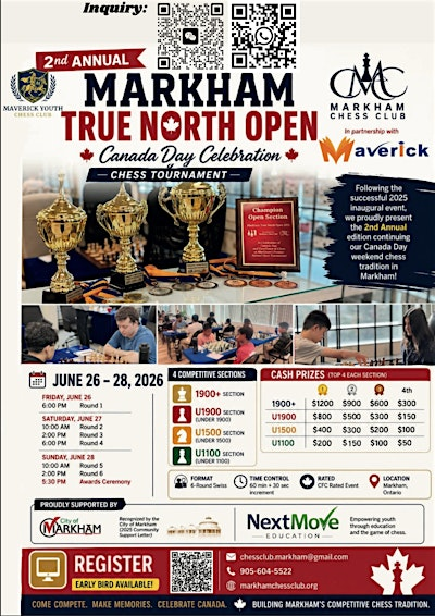 Markham True North Open | 1020 Denison St #205