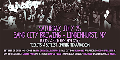 Emo Night Karaoke Long Island | Sand City Brewing