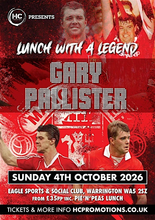 Lunch with a Legend - Gary Pallister | Eagle Sports