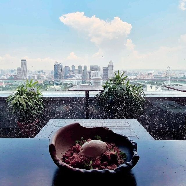 Dine in the skies @ LeVeL 33 restaurant