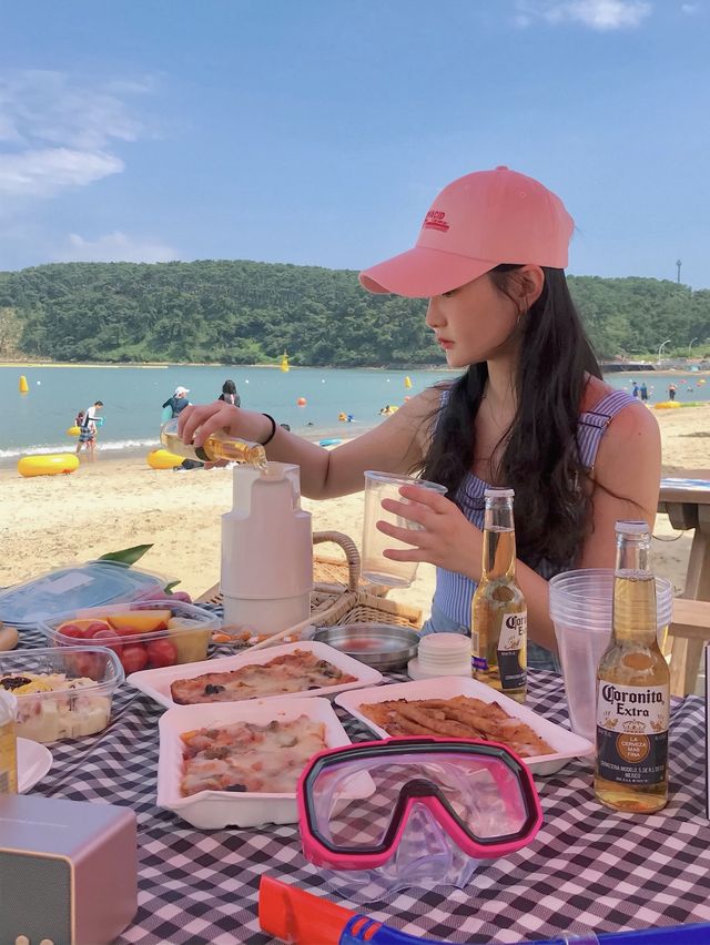 바다 피크닉하기 좋은, 울산 "일산 해수욕장"
