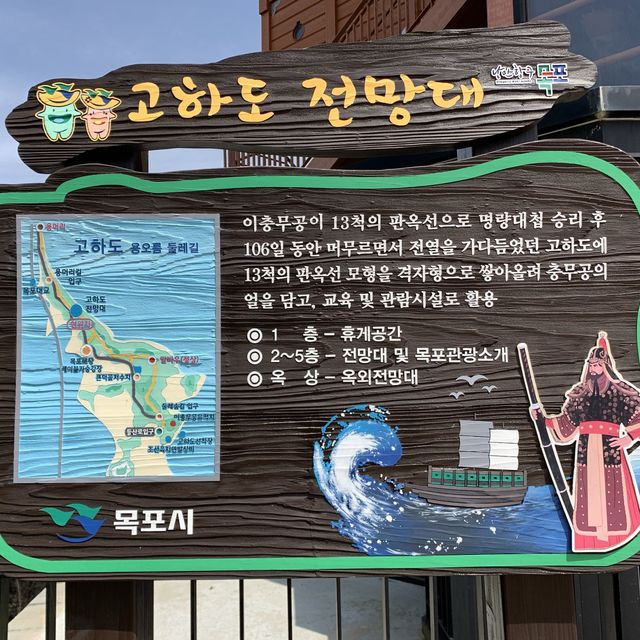 [독특한 형태의 목포 ‘고하도 전망대’]