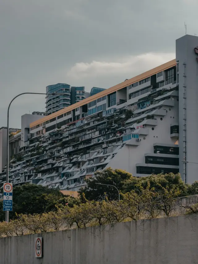 Historical downtown with modern city view