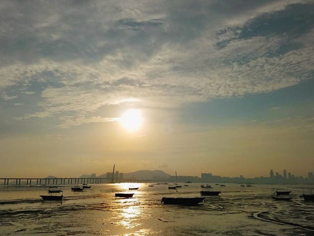 香港數一數二靚日落｜流浮山