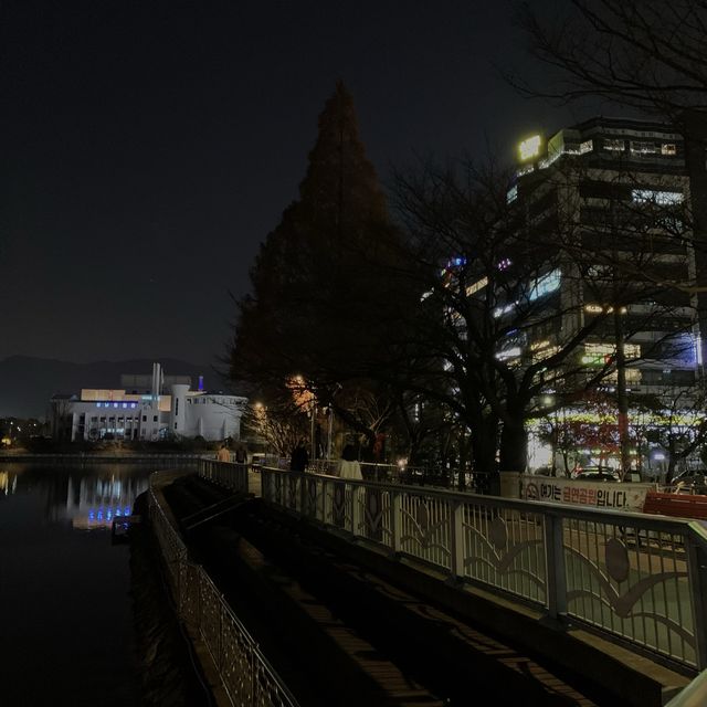 [🇰🇷, 창원] 야경 맛집이자 산책하기 좋은, 창원 용지호수 🌃