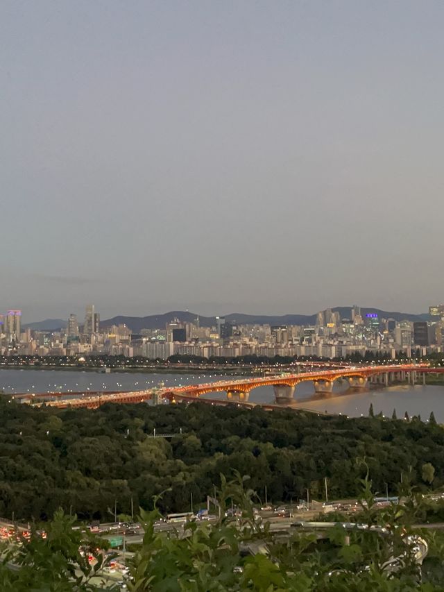 응봉산에서 노을구경 & 야경구경