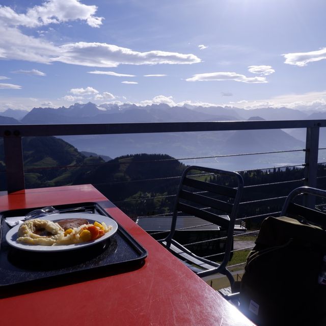 瑞士窮遊之Rigi山頂餐廳