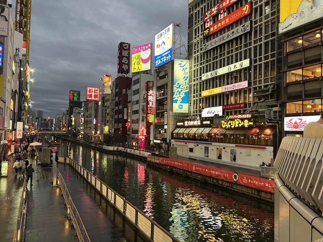 日本大阪我來了❗️第一站道頓堀，逛街購物來這裡就對了