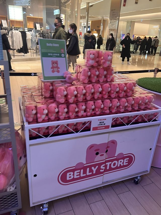 韓国/ソウル【蚕室】ロッテモール内💖巨大ベリーグマに会える♪専門店