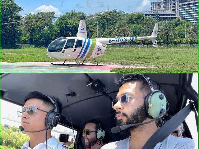 A must to do: Helicopter ride 🚁 