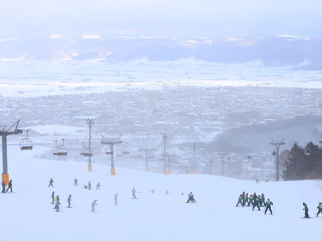 日本北海道富良野滑雪場