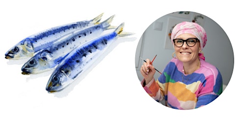 Atelier des sardines à l’aquarelle | Dialogues Beaux-Arts