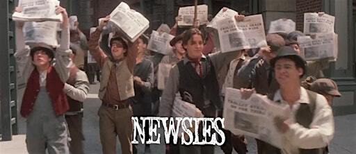 Newsies (1899 New York newspaper boys' strike musical film) | Whitstable Labour Club